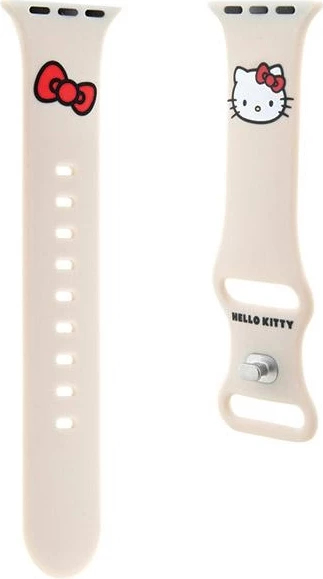 Silikonski pašček Hello Kitty za Apple Watch 38/40/41 mm, bež