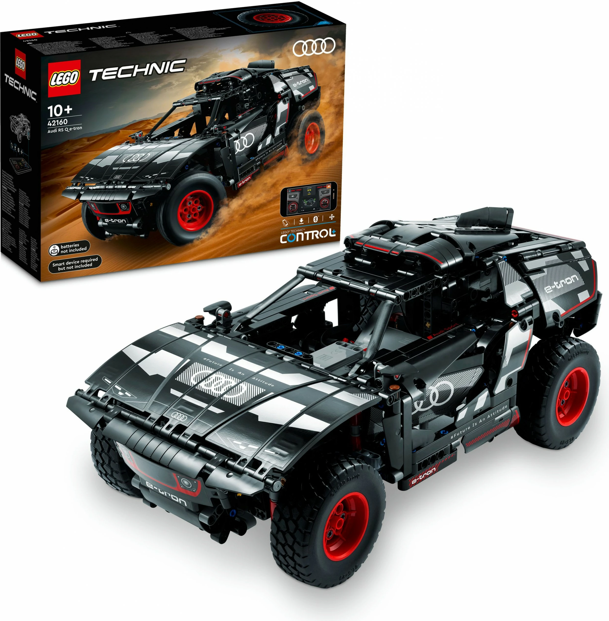 Model za sestavljanje Audi RS Q e-tron LEGO, 10+, plastika, 914 delov, 1,86 kg