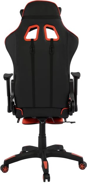 Pisarniški igralni stol FH1063.01 Speed v črno-rdeči barvi s stopalko 68 x 71,5 x 134 cm