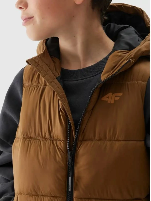 Brezrokavnik za otroke 4F, rjav