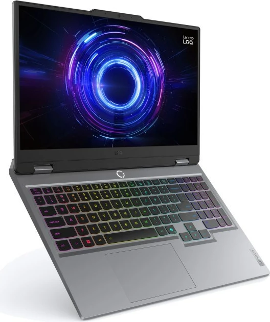 Prenosnik za igre in delo Lenovo LOQ 15IRX10, 15,6", Intel Core i5-13450HX, 16 GB RAM, 512 GB SSD, NVIDIA RTX 4060, Luna Grey