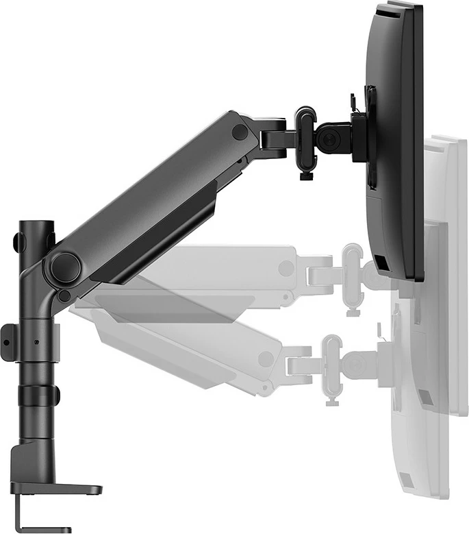 Dvojni nosilec za monitor, Neomounts DS65S-950BL2, objemka/čušica, 11 kg, 61 cm (24"), 86,4 cm (34"), 100 x 100 mm, črn