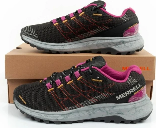Športne atletske copate Merrell Fly Strike, ženske, črne in večbarvne