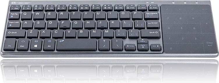 Brezžična tipkovnica Tracer Expert RG, 2,4 GHz, pepelnato siva