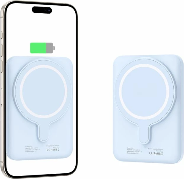 Powerbank 5000 mAh Tech-Protect LifeMag PB10, MagSafe, USB-C, moder