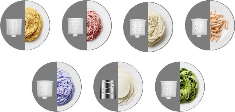 Električna naprava za testenine Rommelsbacher Pastarella PM 220, 800 g, LED, 220 W, plastika, črno/srebrna