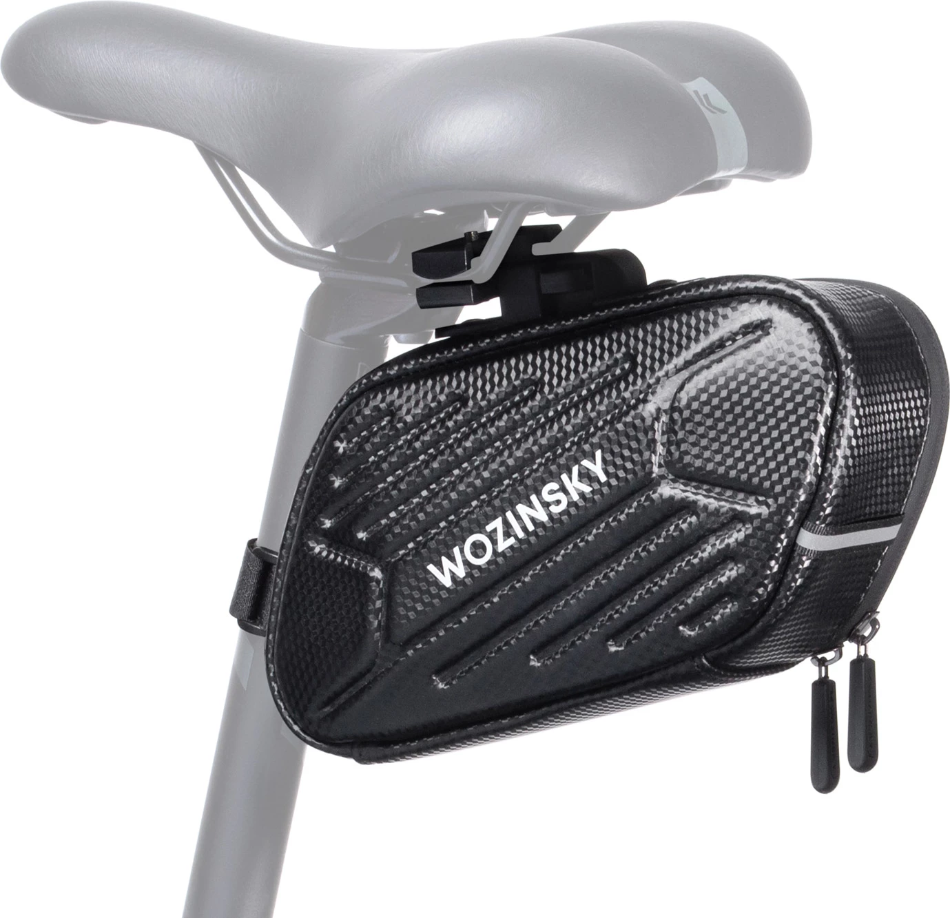 Kolesarska torba 1,5 L Wozinsky WBB27BK, črna, vodoodporna