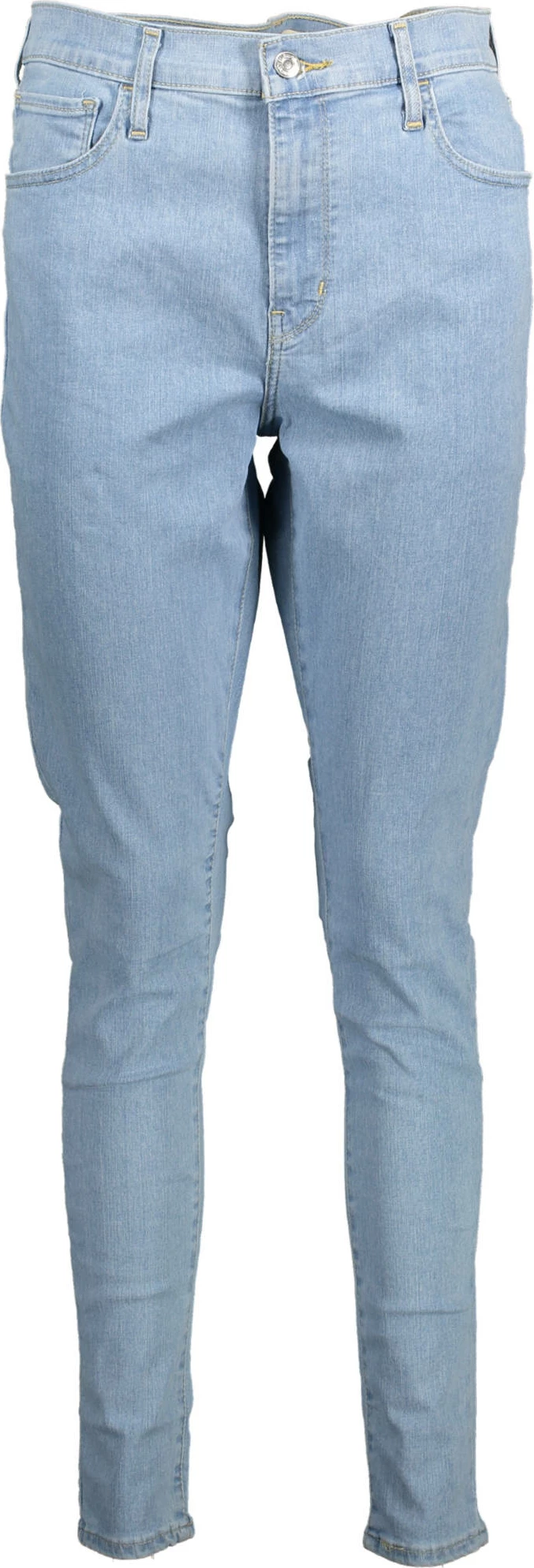 Jeansi za ženske Levi's super skinny, svetlo modri