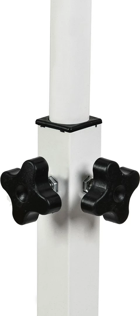 Mobilna miza za prenosnik, Maclean MC-121 W, nastavljiva višina 59–89 cm, bela
