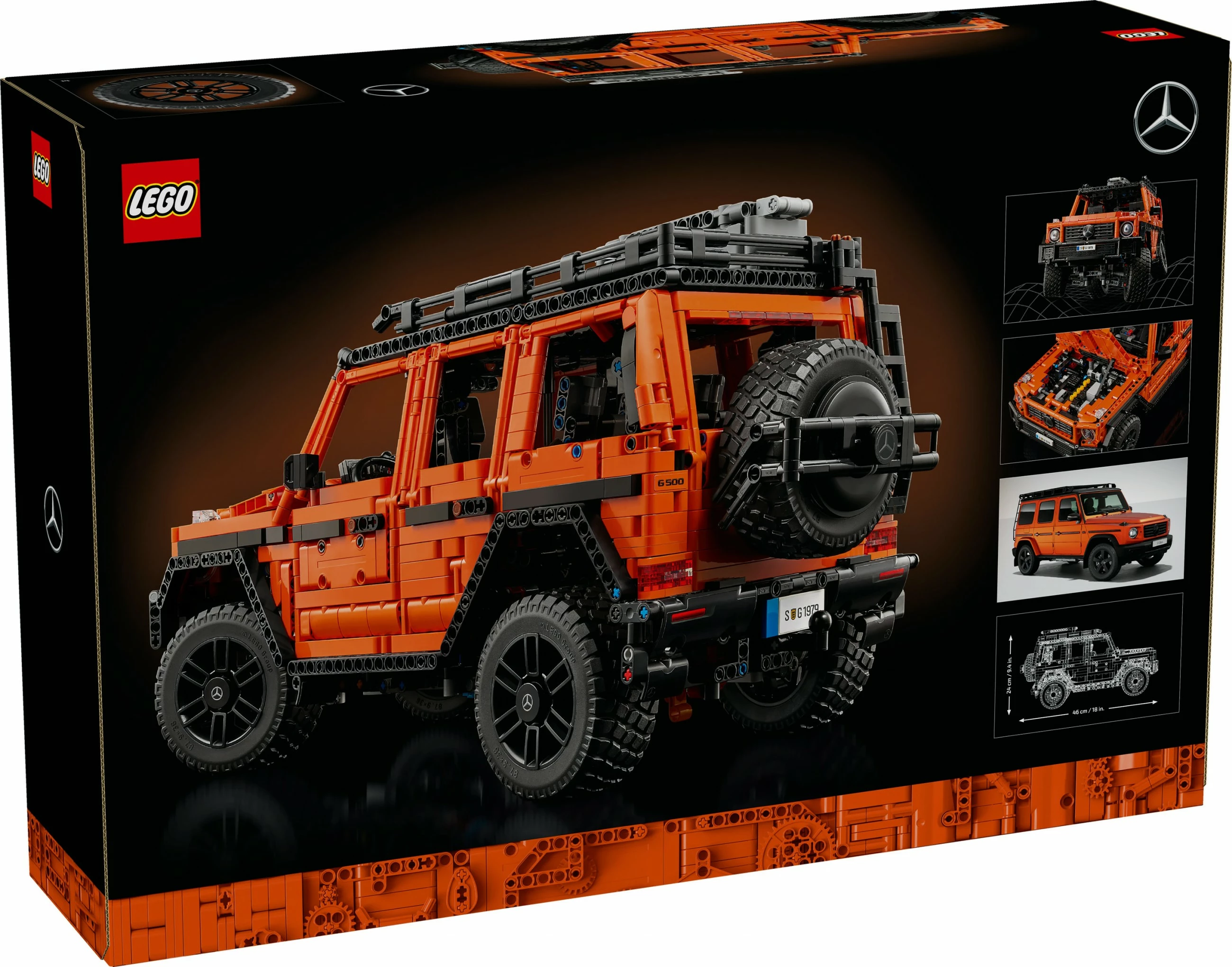 Komplet za sestavljanje Mercedes-Benz G 500, 2891 delov, večbarven - LEGO