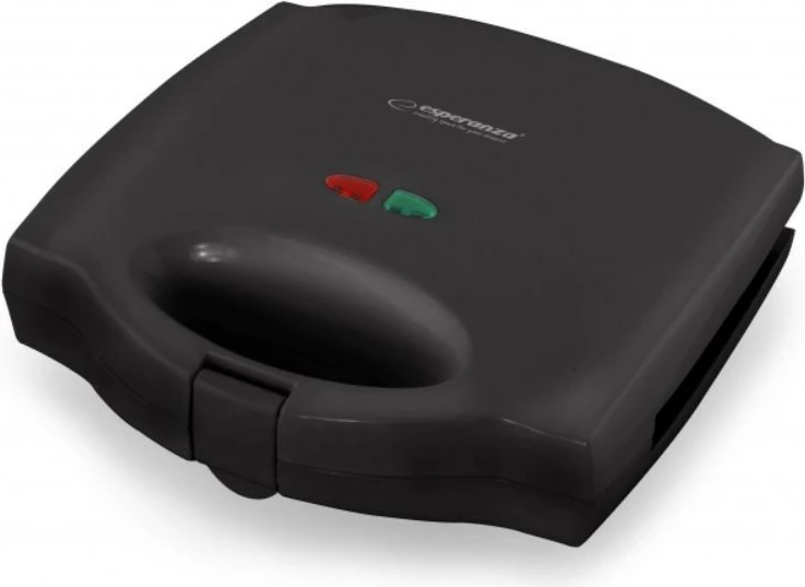 Večfunkcijski toster 3-v-1 z zamenljivimi ploščami, črn — Esperanza Portobella EKT006K
