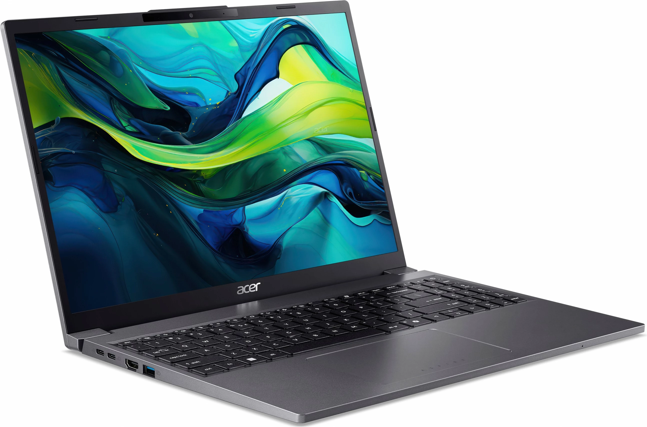 Prenosnik Acer Aspire Go 15 AG15-51P-72QD, Intel Core i7-1355U, 16GB, 512GB SSD, 15,3", temno siv