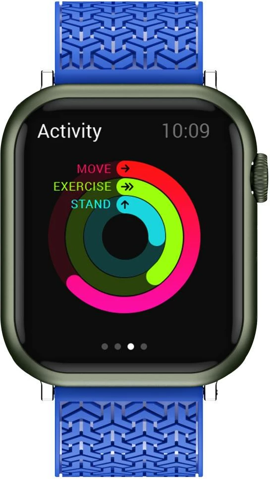 Trak za smartwatch Hurtel Strap Y za Apple Watch 42/44/45 mm, TPU, moder