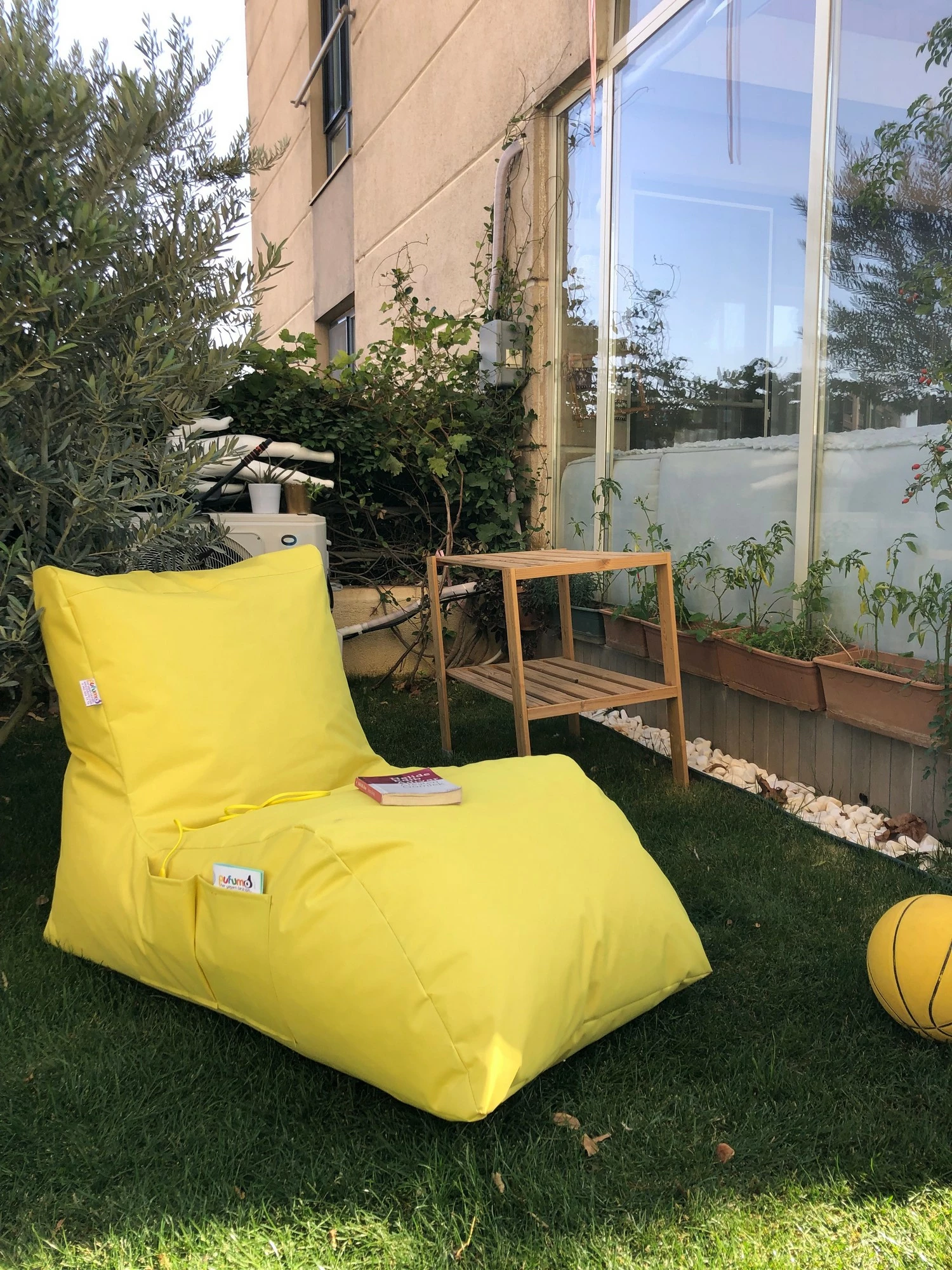 Sedežna vreča, živo rumena, Atelier del Sofa Daybed
