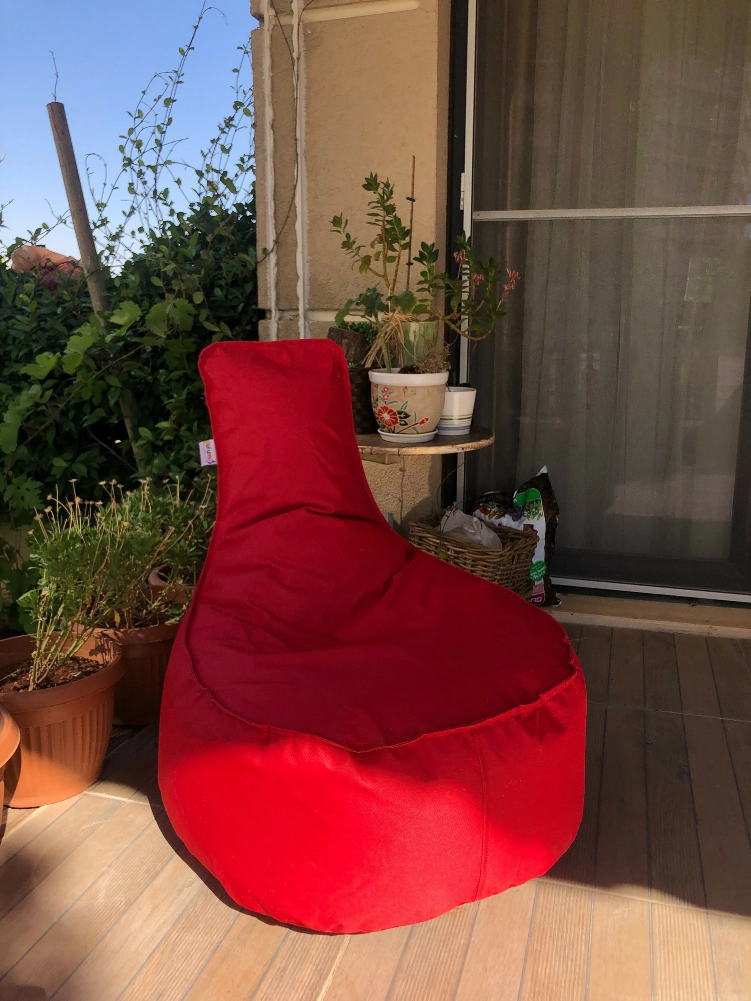 Sedežna vreča Atelier del Sofa Aktif, rdeča