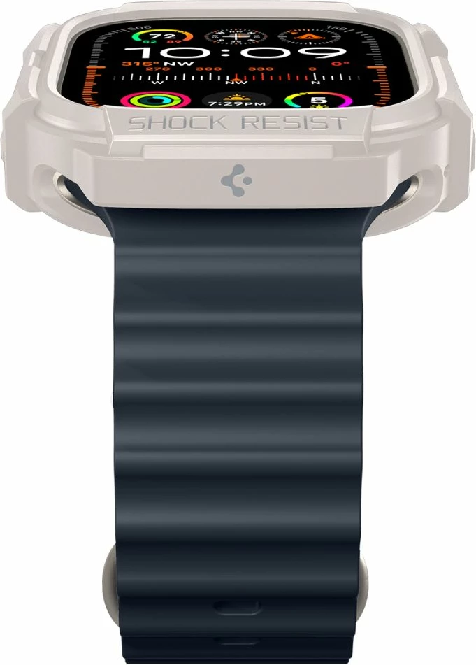 Zaščitna prevleka Rugged Armor za Apple Watch Ultra 1/2 49 mm, bež
