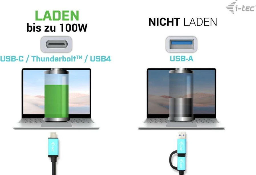 Napredno docking stojalo I-Tec USB 3.0/USB-C/Thunderbolt 3 Gen2, 100W, 2xHDMI, 2xDisplayPort, 4xUSB, LAN, črno