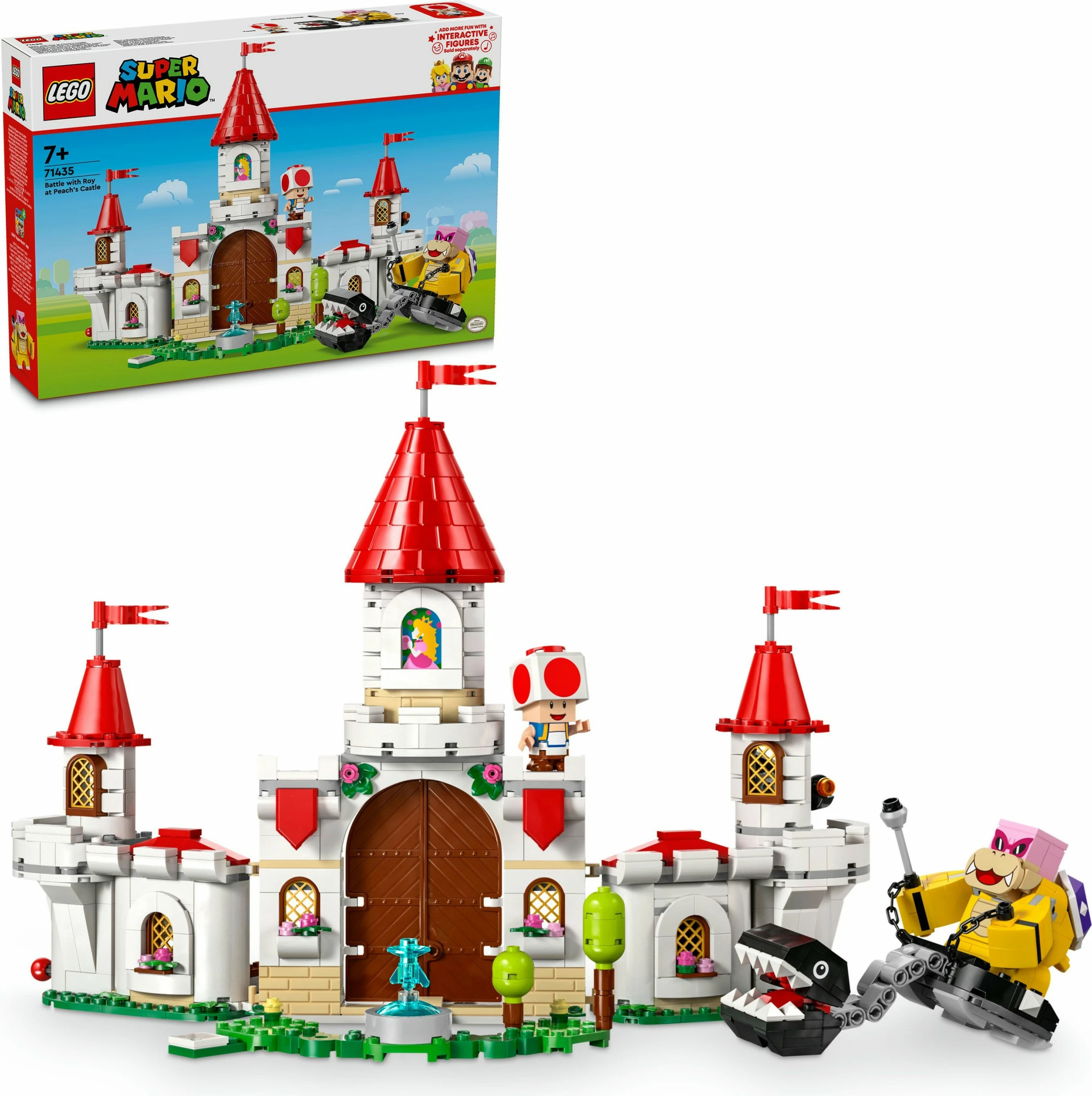 Set za sestavljanje Super Mario 71435, obračun z Royem, večbarven