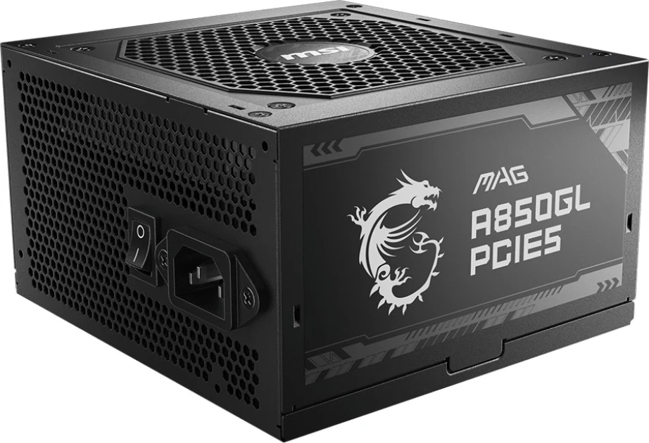 Furniznik z energijo MAG A850GL PCIE5, 850 W 80+ Gold, modular - MSI