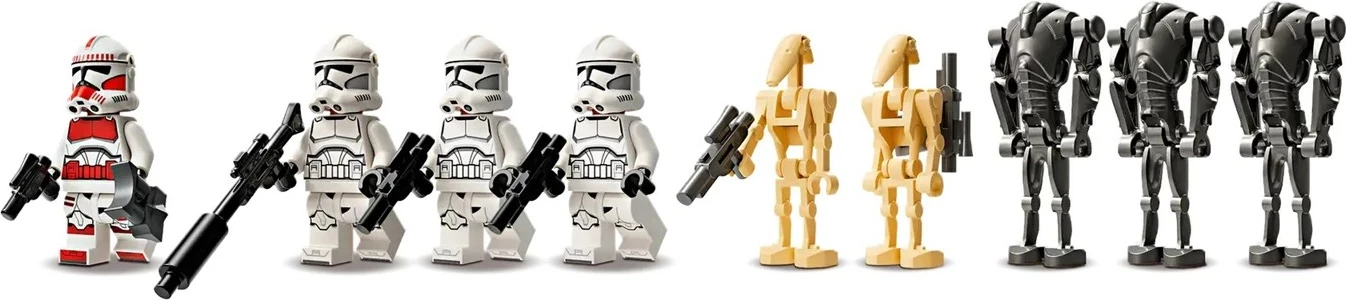 Set za gradnjo Lego Star Wars 75372 Clone Trooper & Battle Droid Battle Pack