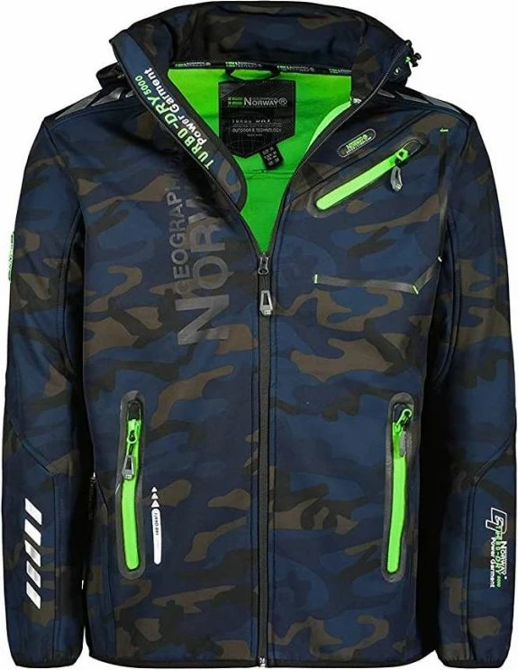 Softshell jakna Geographical Norway za moške, večbarvna