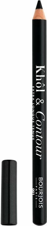 Svinčnik za oči Khôl & Contour Extra-Long Wear, Bourjois, za ženske 001 Noir-Issime, 1,2 g
