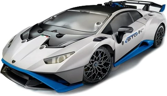 Komplet za sestavljanje Clementoni Mechanics Laboratory Lamborghini Huracan STO, za otroke 8+