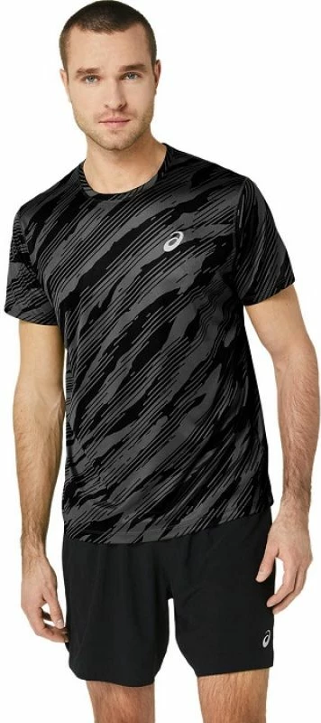 Majica za moške, Asics, črna