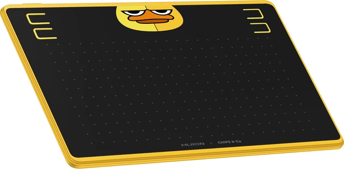 Grafična tablica Huion HS64 SE, 160 x 102 mm, 8192 stopenj pritiska, rumena