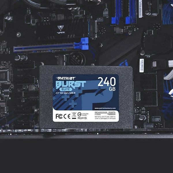 SSD 240GB, 2,5", SATA III, črn Patriot Burst Elite