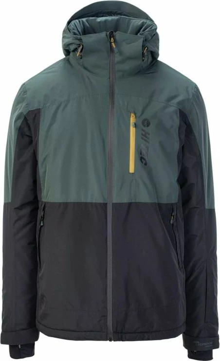 Zunanja jakna za moške Hi-Tec, črna in zelena
