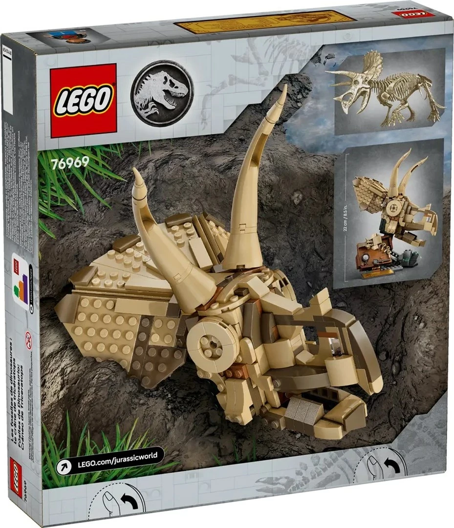 Lobanja triceratopsa, set LEGO Jurassic World 76969