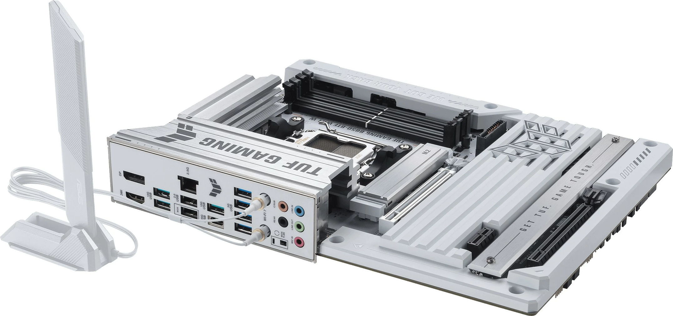 Plošča ASUS TUF GAMING B850-BTF WIFI W, ATX, Wi‑Fi, bela