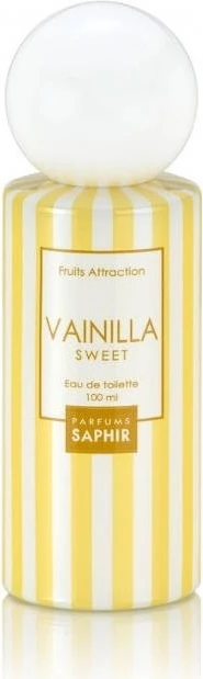 Parfumirana voda z vonjem vanilije Saphir Fruit Attraction Vanilla Sweet, 100 ml
