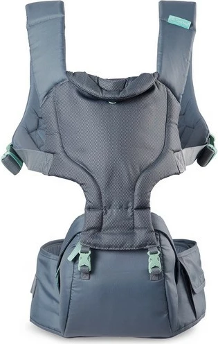 Večfunkcijski nosilec za dojenčke 5-v-1 s sedežem na boku, B-kids, 150300012, 0m+ 5,5–20,4 kg, siv