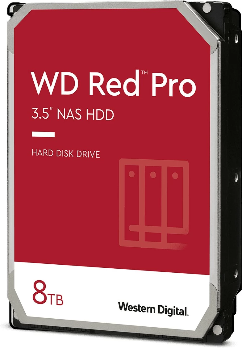 Trdi disk 8 TB Western Digital Red Pro, 7200 RPM, 256 MB, 3,5", Serial ATA