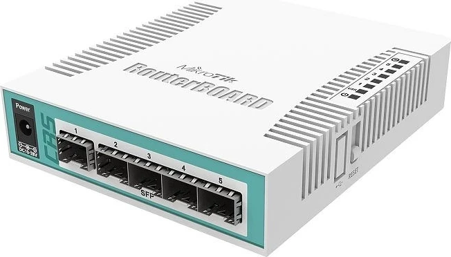 Switch MikroTik CRS106-1C-5S, Gigabit Ethernet, PoE, bel