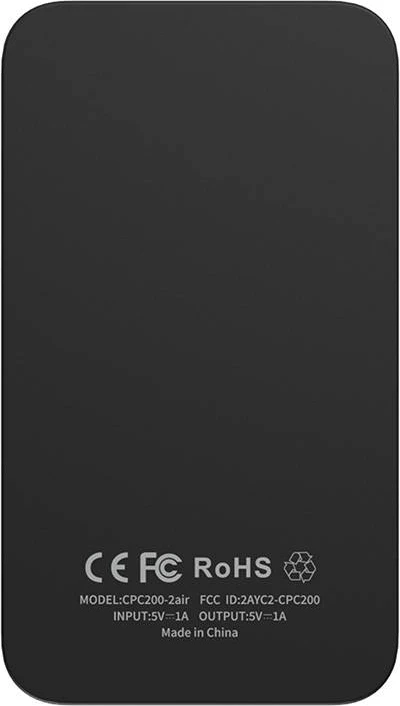 Brezžični adapter za CarPlay/Android Auto Carlinkit 2AIR, CPC200-2AIR, črn