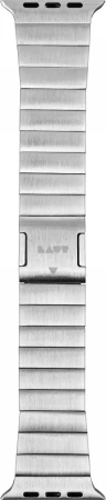 Kovinski pašček za Apple Watch LAUT LINK 2.0, 42/44/45/49 mm, srebrn