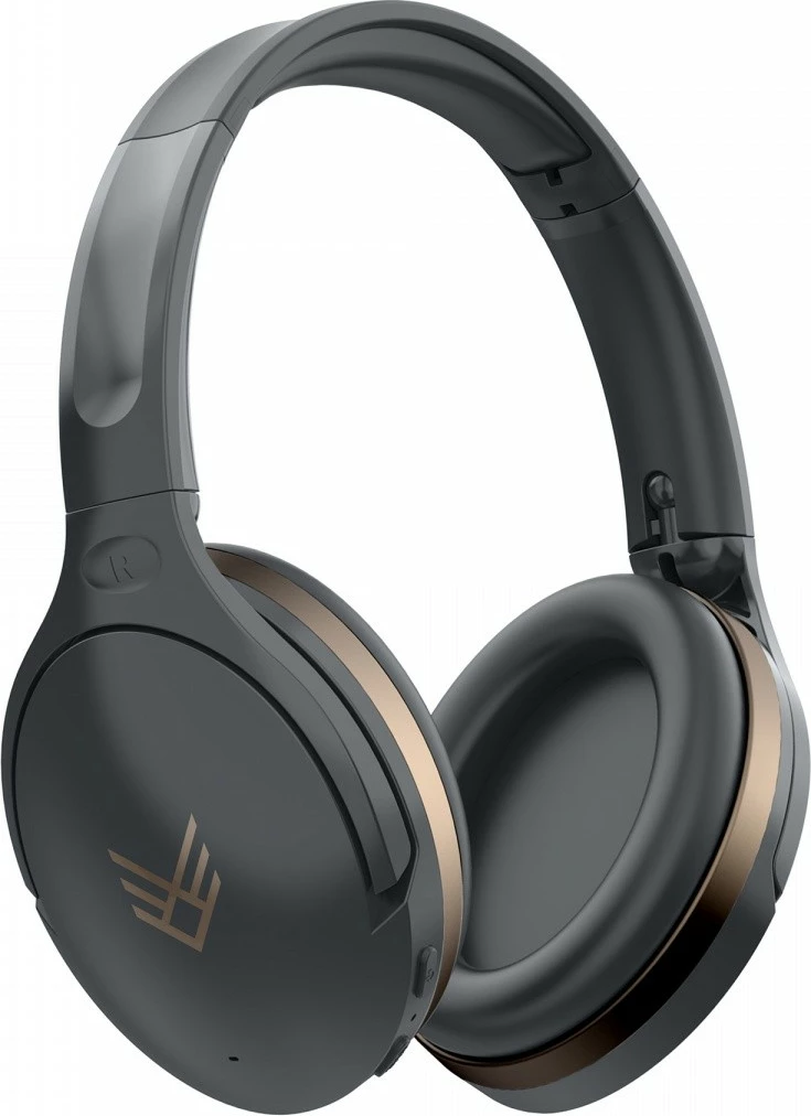 Velike slušalke Audeeo Serene Hush Pro, Bluetooth 5.0, aktivno zmanjševanje šuma (ANC), 35 ur baterije, črne