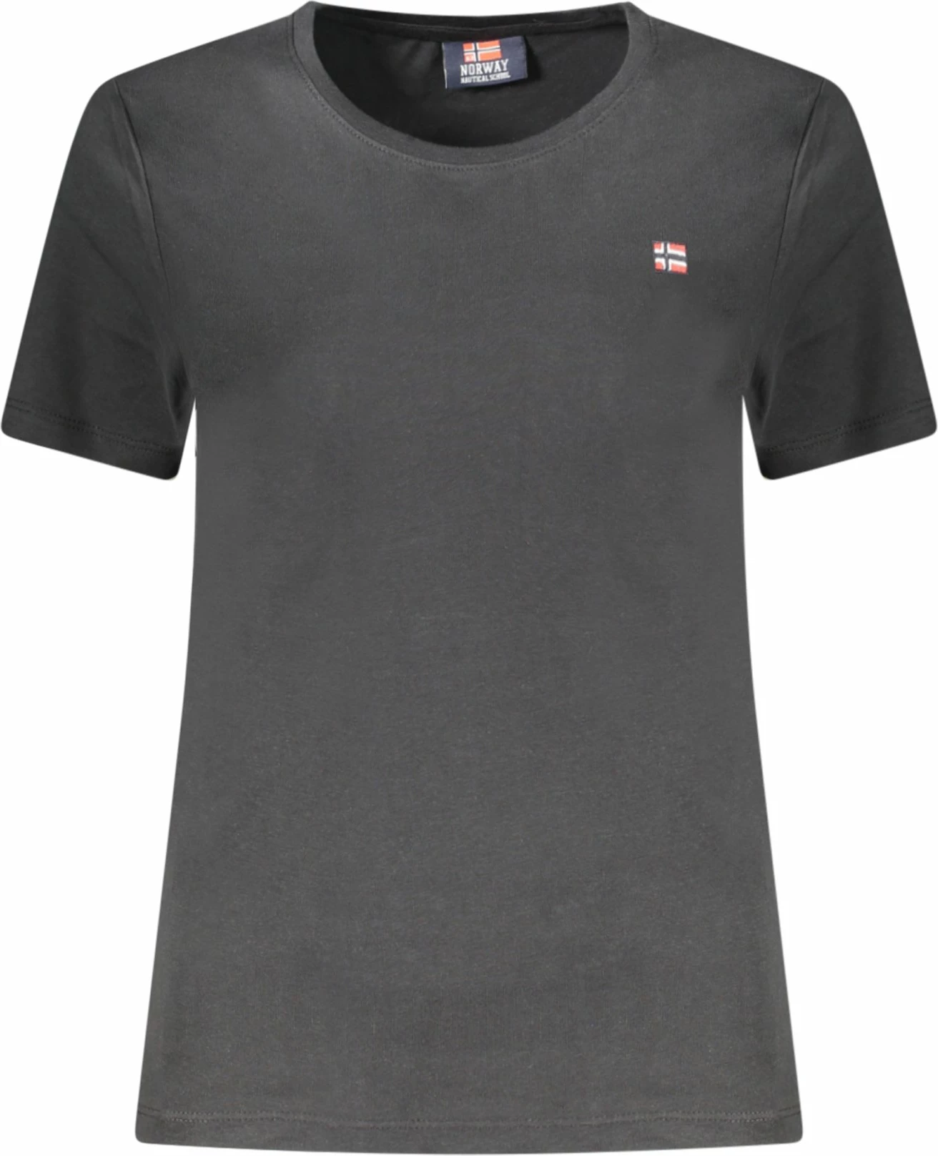 Majica z kratkimi rokavi, NORWAY 1963, ženske, črna