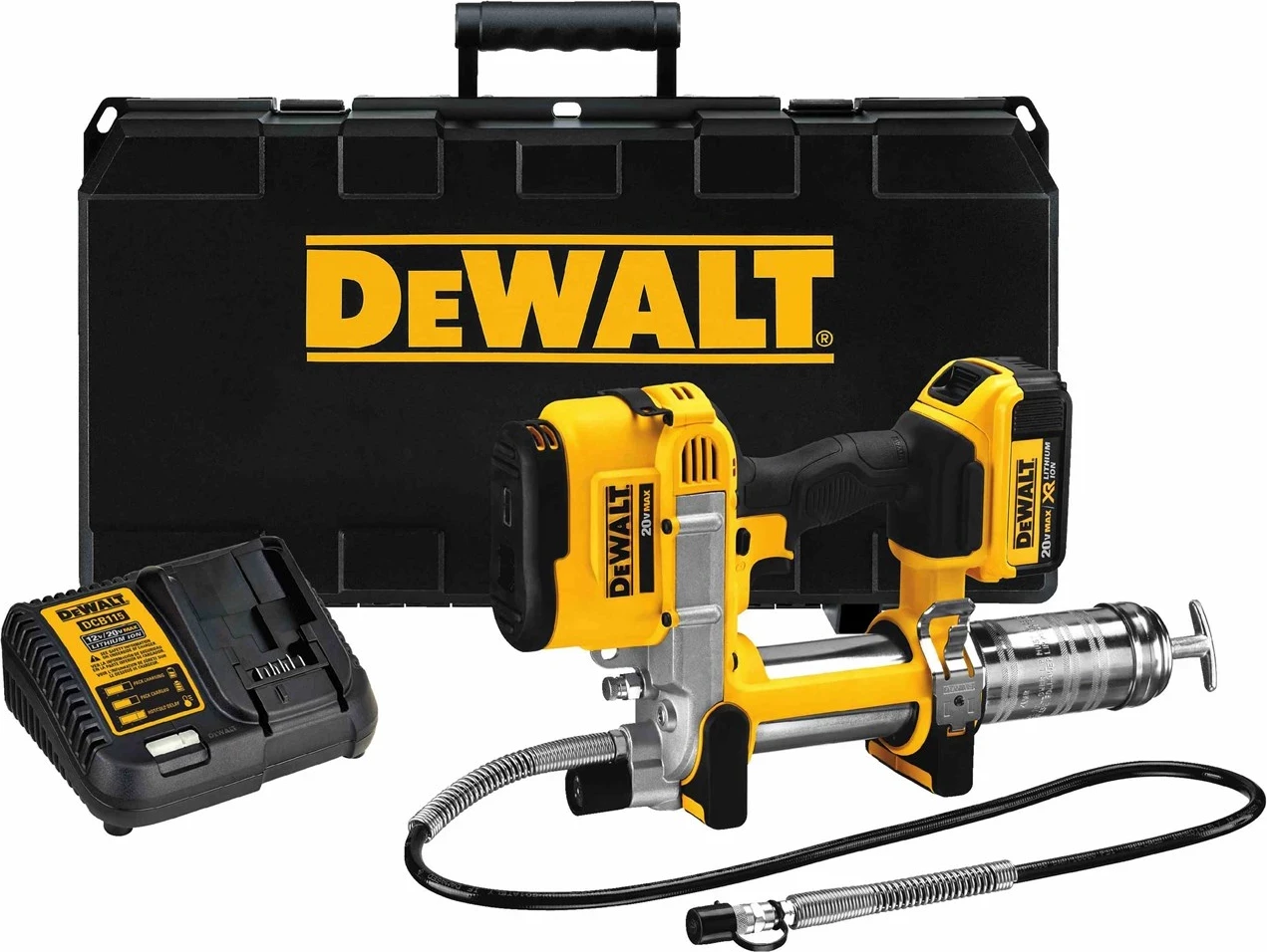 Pistolet za mazanje z baterijo DeWalt DCGG571M1