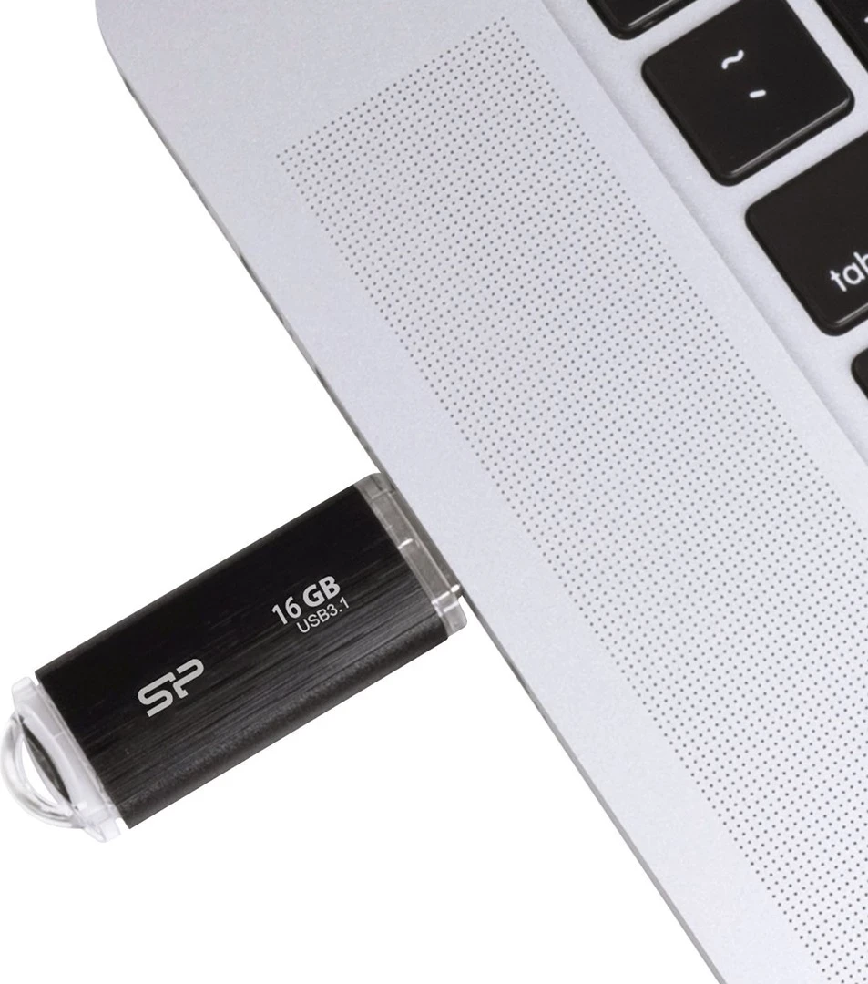 USB ključek Silicon Power Blaze B02, 16 GB, črn