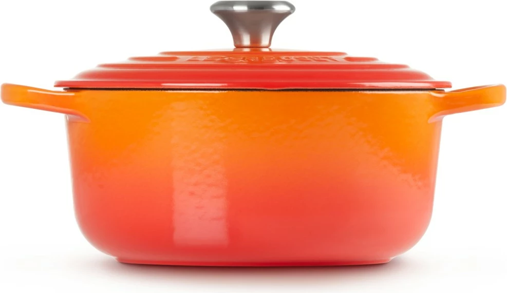 Ponev iz emajliranega litega železa 22 cm, vulkanska barva Le Creuset