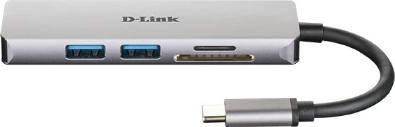 Adapter za USB-C D-Link DUB-M530, USB 3.2 Gen 1 Type-C, 4K Ultra HD, alumin