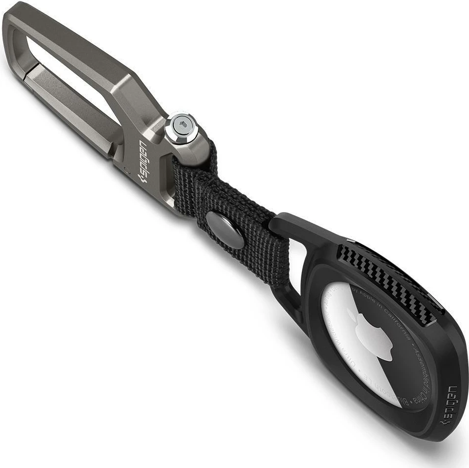 Ovitek Spigen Rugged Armor za Apple AirTag, mat črn