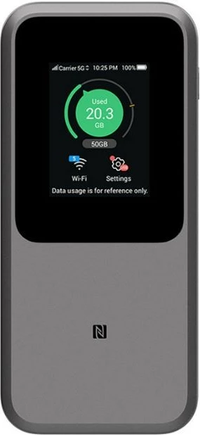 Mobilni usmerjevalnik ZTE MU5120 5G, Wi-Fi 6, 10000 mAh, siv