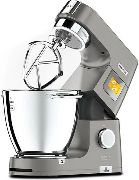 Kuhinjski mešalnik Kenwood Titanium Chef Patissier XL, 1400 W, 6,7 L, srebrn