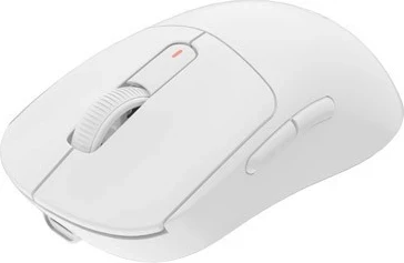 Brezžična ergonomska miška Fury Tanto T4, 12.000 dpi, 7 gumbov, bela