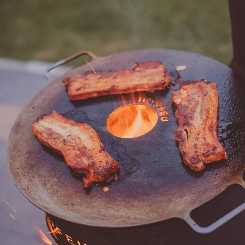Plošča za žar 40 Bonfeu, črna